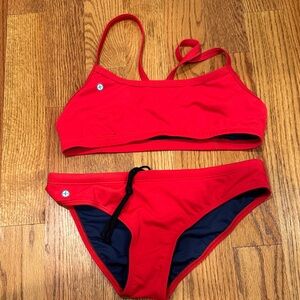 Red WATERMAN swim suit